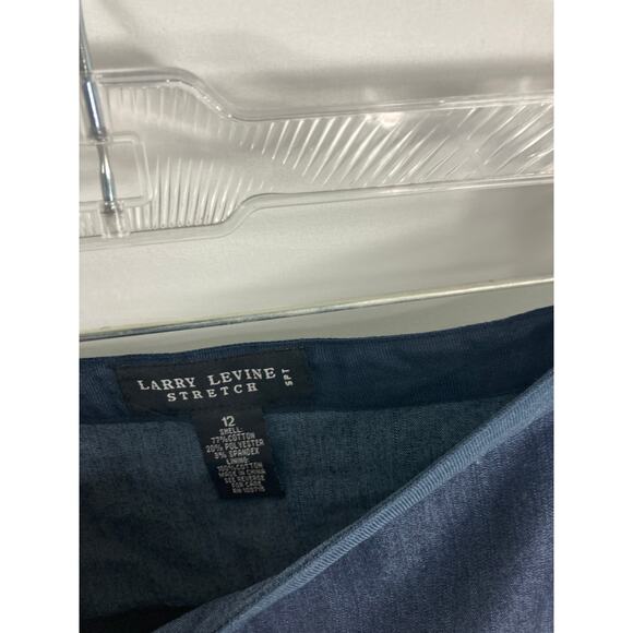 Larry Levine Stretch Tiered Denim Skirt Size 12 - Picture 2 of 3